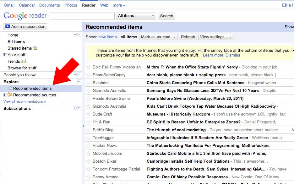 google reader